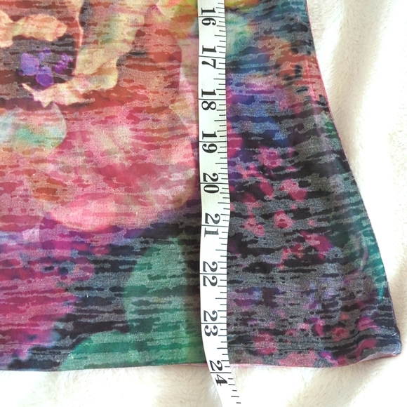 COLDWATER CREEK FLORAL TEE  XS - Picture 5 of 5